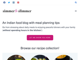 'simmertoslimmer.com' screenshot