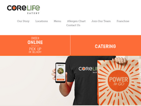 'corelifeeatery.com' screenshot
