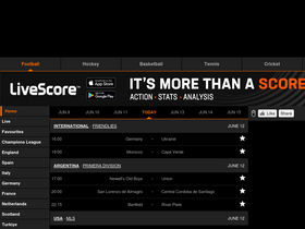 'livescore.mobi' screenshot