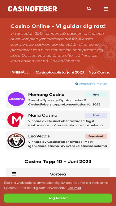 casinofeber.se