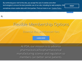 'pda.org' screenshot