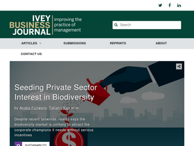 'iveybusinessjournal.com' screenshot