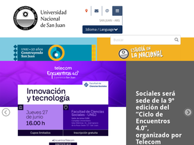 'unsj.edu.ar' screenshot