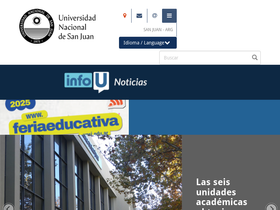 'unsj.edu.ar' screenshot