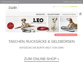 'zwei-bags.com' screenshot