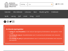 'bergenbibliotek.no' screenshot