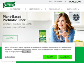 'benefiber.com' screenshot