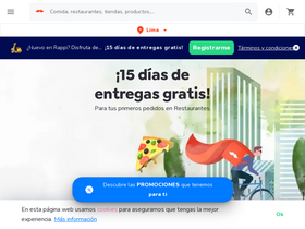 'rappi.com.pe' screenshot