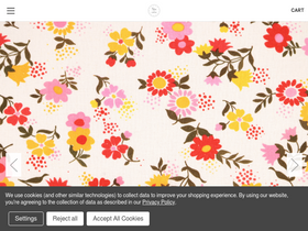 'fabricgodmother.co.uk' screenshot