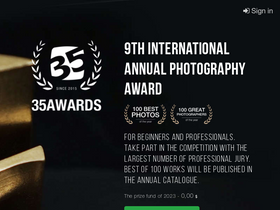 '35awards.com' screenshot