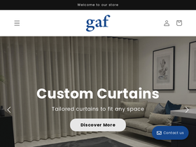 Gafhome homepage screenshot