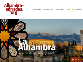 'alhambra-entradas.org' screenshot