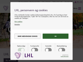 'lhl.no' screenshot