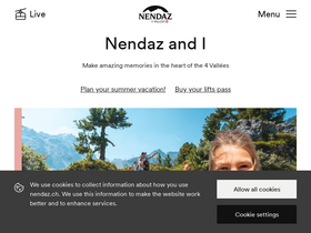 'nendaz.ch' screenshot