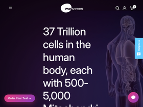 Mescreen homepage screenshot