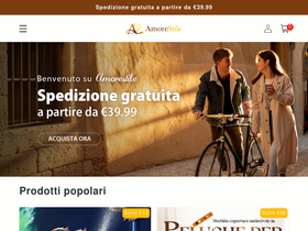 amorestile homepage screenshot