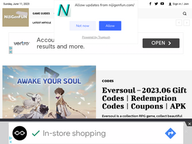 'nijigenfun.com' screenshot
