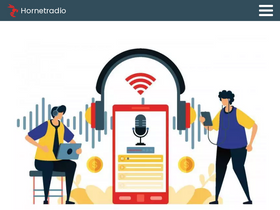 'hornetradio.fm' screenshot