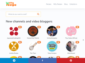 'niftyrecipe.com' screenshot