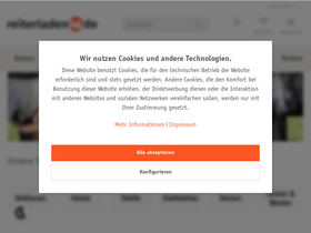 'reiterladen24.de' screenshot