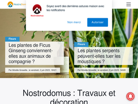 'nostrodomus.fr' screenshot