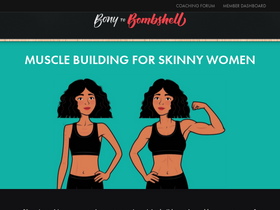 'bonytobombshell.com' screenshot