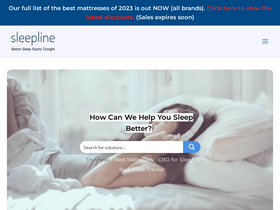'sleepline.com' screenshot