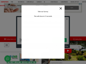 'herald.co.zw' screenshot