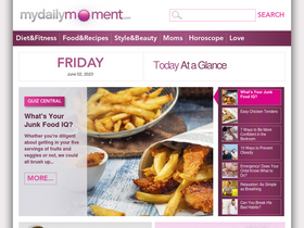 'mydailymoment.com' screenshot