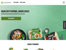 'youfoodz.com' screenshot