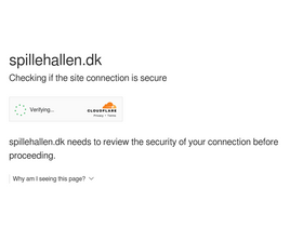 'spillehallen.dk' screenshot