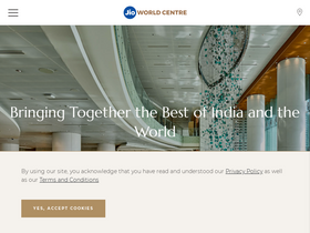 'jioworldcentre.com' screenshot