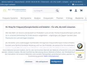 'frequenz-therapie.com' screenshot