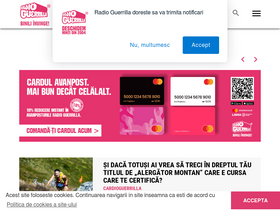 'guerrillaradio.ro' screenshot