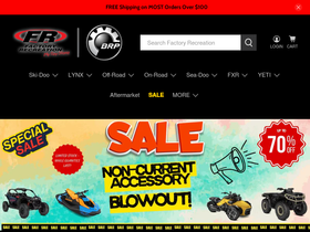 factoryrecreation-shoponline.com homepage screenshot