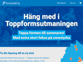 'runacademy.se' screenshot