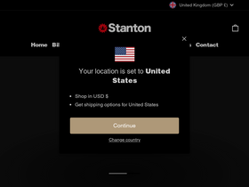 'stantonbikes.com' screenshot