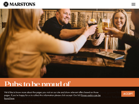 'marstons.co.uk' screenshot