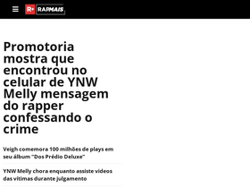 'portalrapmais.com' screenshot
