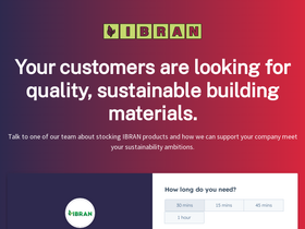 ibranplastics.com homepage screenshot