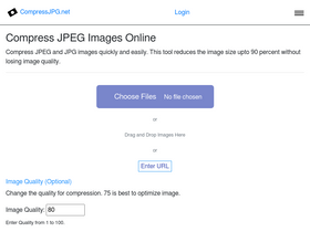 'compressjpg.net' screenshot