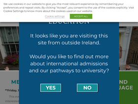 'instituteofeducation.ie' screenshot