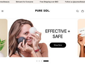 puresol.co homepage screenshot
