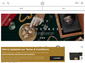 'huntstreet.com' screenshot