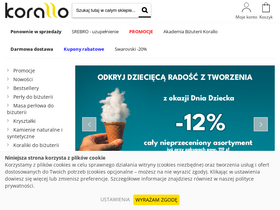 'korallo.pl' screenshot