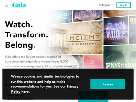 'gaia.com' screenshot