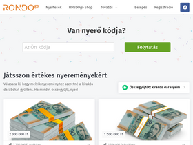'rondogo.hu' screenshot