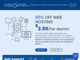 'interserver.net' screenshot