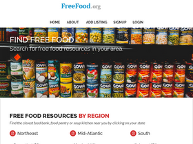 'freefood.org' screenshot