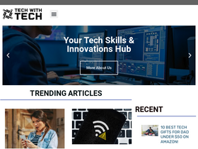 'techwithtech.com' screenshot